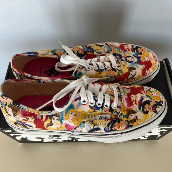 Disney Vans LIMITED EDITION Multi Princess Women's 8 - Picture 7 of 10